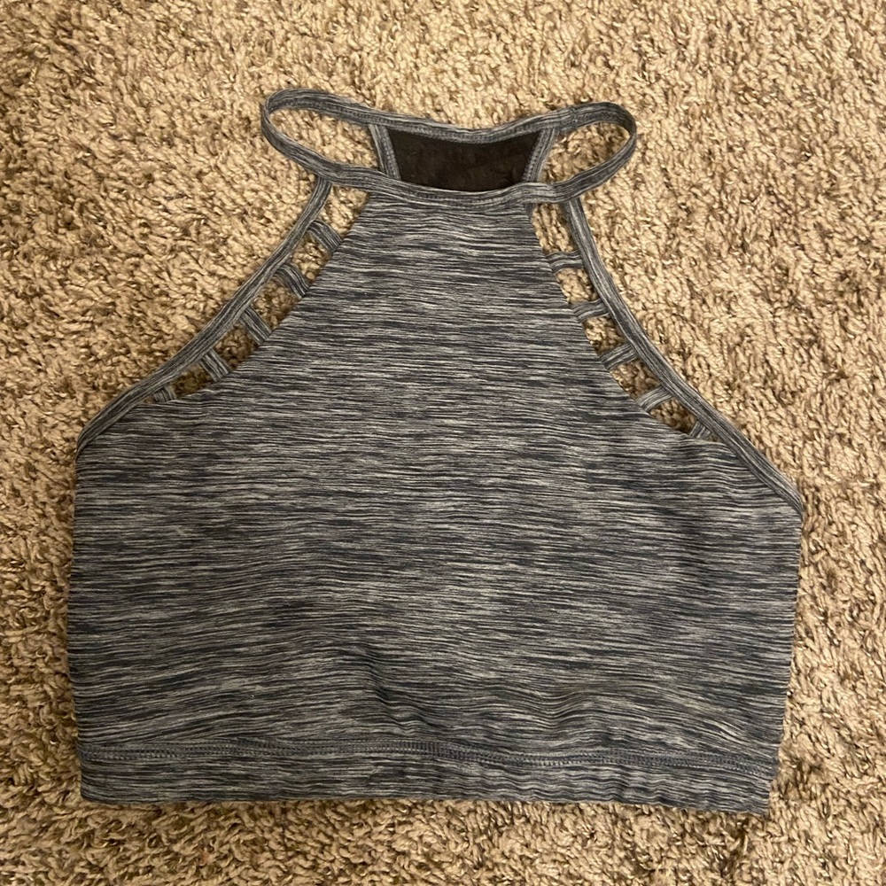 Gray Women's sports bra